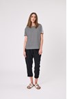 AVENUE TOP - black/whit